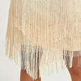 thumbnail image 6 of Edvintorg Women Cocktail Dress Round-Neck Sleeveless Sequin Ball Tassel Mini Dresses Party Banquet Dance Dress Vestidos On Clearance, 6 of 6