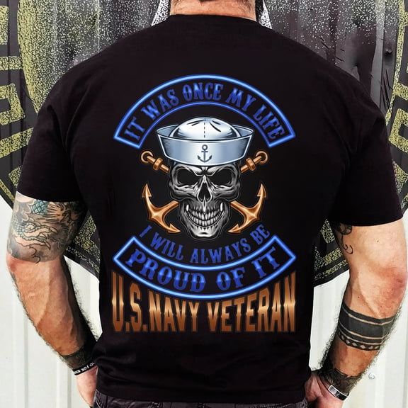 Trenditee U.S. Navy Veteran Shirt I Will Always Be Proud Of It T-Shirt