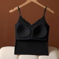 thumbnail image 4 of ZNQHFRE Women's Lace Camisole Tank Top With Built-In Bra Pads, Adjustable Spaghetti Strap, Sleeveless Layering Cami Top M, 4 of 5