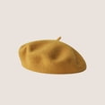 thumbnail image 1 of LinYooLi Hot Selling Autumn And Winter Wool Beret For Girls, Artistic And Retro, Versatile Korean Version Painter Hat, English Solid Color Felt Hat, 1 of 9