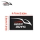 thumbnail image 3 of Advancent Keep Diving Pack de 3 parches para planchar ropa mochilas parche buceo pesca submarina bordado pegatina buzo tela Kit de reparación Tela de costura y artesanía 3 piezas negro Advancent HA011221-03, 3 of 6