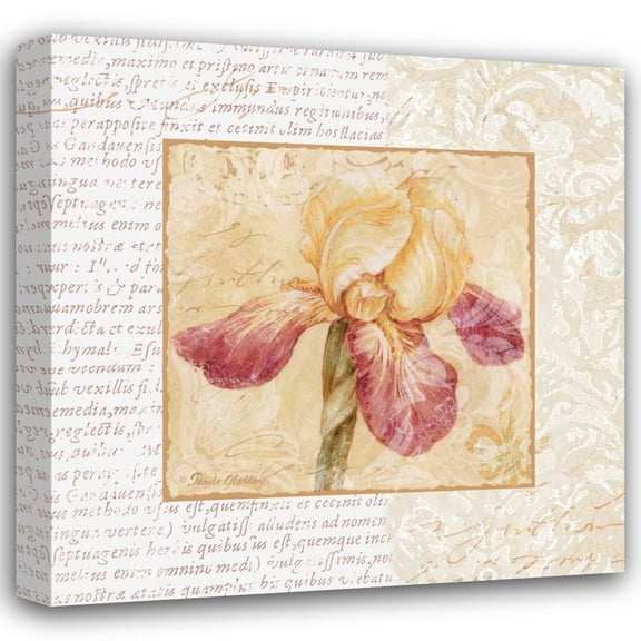Pamela Gladding 15x15 Gallery Wrapped Canvas Wall Art Titled - Le Jardin III