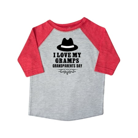 

Inktastic Grandparents Day I Love My Gramps Gift Toddler Boy or Toddler Girl T-Shirt