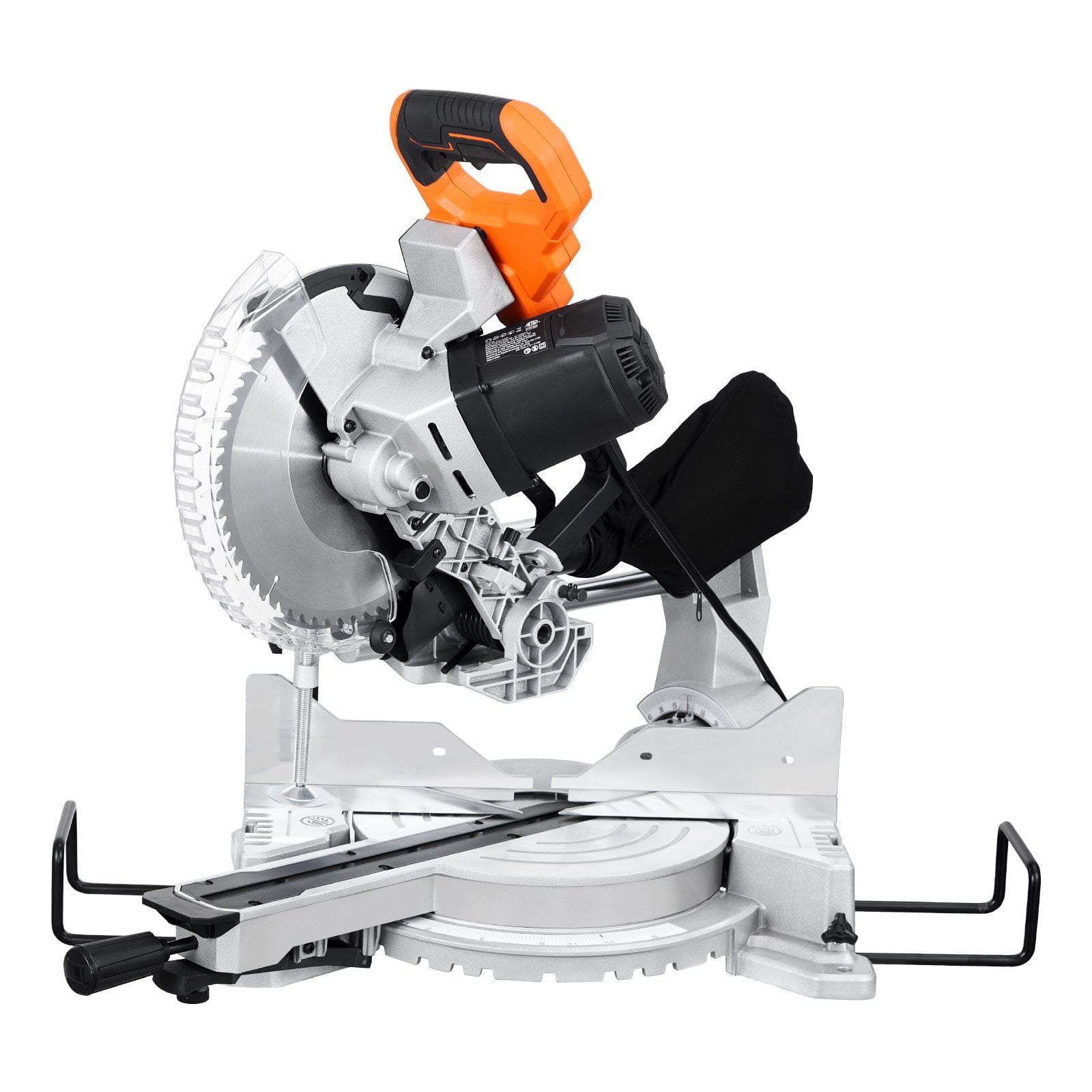 10-Inch Sliding Compound Miter Saw* with 15 Amp Motor, 60-Tooth Blade, Double Bevel & Corded Power – Precision Woodworking Tool