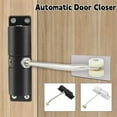 thumbnail image 2 of Spring Buffer Automatic Door Closer Adjustable Speed Door Closer Mute Soft Closing Door Convert Hinged Doors to Self-Closing, 2 of 9