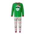 thumbnail image 2 of Family Christmas Pjs Matching Sets Christmas Pajamas Santa Printed Top and Pants Sleepwear for Family, 2 of 7