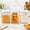 White, variant on Flip Tite Airtight Square & Rectangle Storage Containers with 4 Inch Lids, Clear Acrylic Canister Jars for Pantry Organization, Spice, Pasta, Cereal, Snack, 10-Pack Variety Set