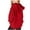 Red, variant on Hoodies with Pockets 4-14 Years Boys and Girls Solid Casual Hooded Sweatshirts Baggy Comfy Pullover Tops Streetwear
