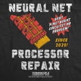thumbnail image 2 of Mens Funny T Shirts Neural Net Processor Repair Sarcastic Terminator 2 Movie Tee For Men Graphic Tees, 2 of 9