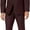 Burgundy, variant on Adam Baker Designed, Men's C67965 Regular Fit 2-Piece Single Breasted Suit - Blue Check - 40S