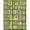 Green, Pattern 1, variant on Flatwoven High Traffic Area Rug, Engaging Whimsical Urban Scene, Non Slip, Stain Resistant, Washable Area Rugs for Living Room, Bedroom(Gray, 2X3)