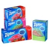 Ziploc Variety Pack Storage Bags, Various Sizes, 347 Ct