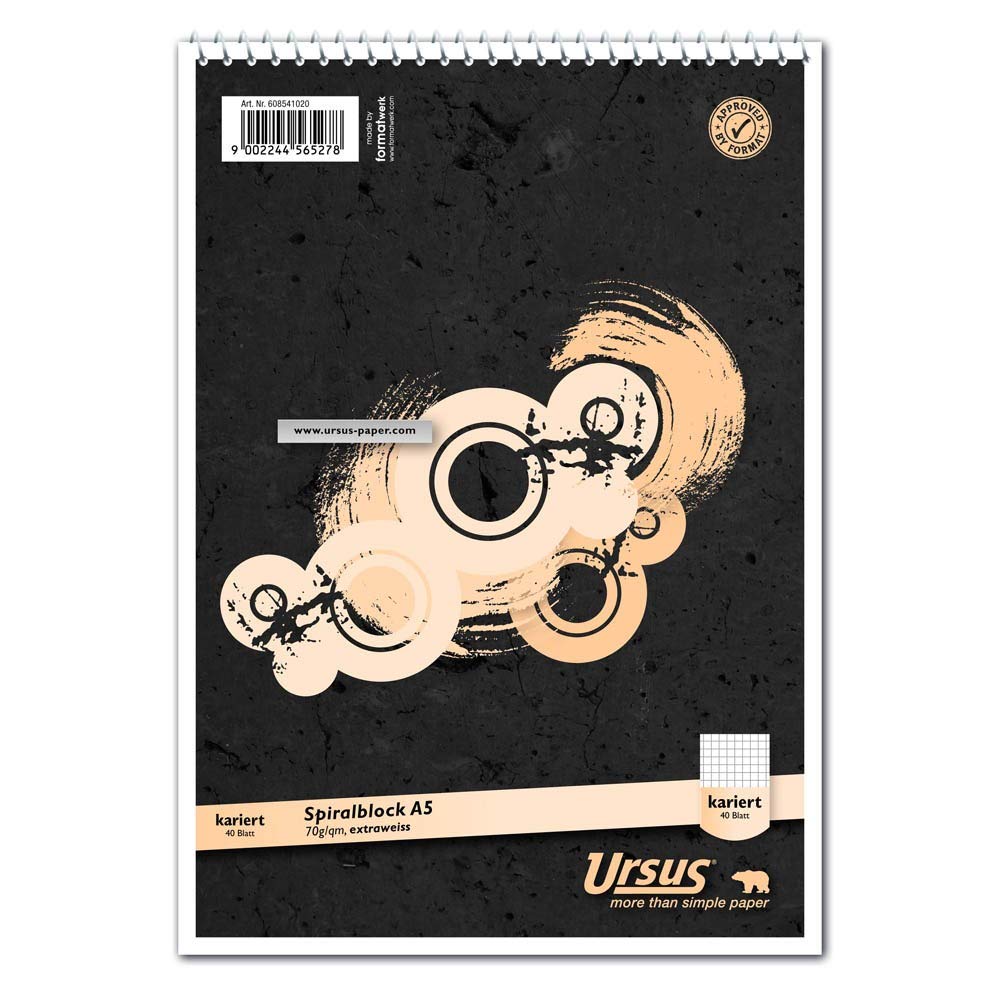 Ursus 608541020 10 Notepads A5 Square