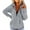 Gray, variant on Abcnature Women Fall Winter Pullover V-Neck Zipper Long Sleeve Sweatshirts Casual Ladies Sweatshirts Pullovers Shirts Tops Sweaters for Women Black L