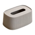 thumbnail image 2 of Weloille Multifunctional Desktop Tissue Box Holder, Large Capacity Waterproof Dust Proof Storage Box, Smooth Edge Wear Resistant Napkin Organizer for Home Office Desktop Storage, 2 of 6