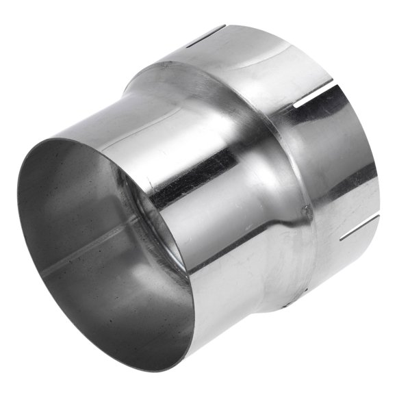 Unique Bargains 4" OD to 4.5" OD Mandrel Exhaust Bend Elbow Concentric Reducer 201 Stainless Steel Pipe Adapter 4 inch Length Silver Tone