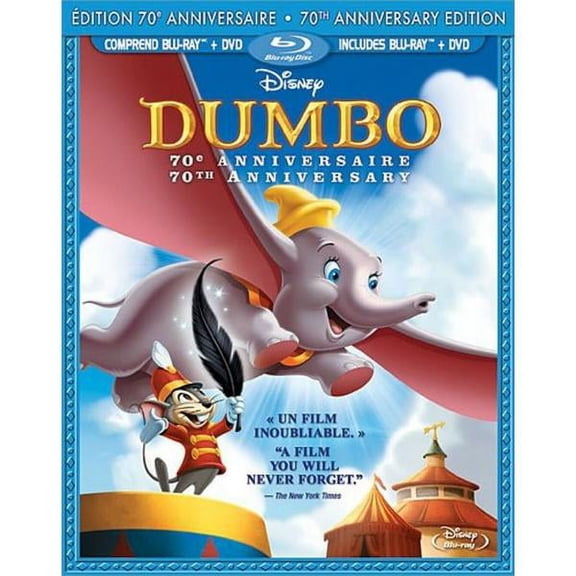 Disney's Dumbo: 70th Anniversary Edition [Blu-Ray   DVD]