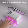 thumbnail image 3 of Electric Nail Grinder Nail Drill Polish Kit 35000 RPM with 6 Drill Bits and Sanding Bands for Home Salon Use, 3 of 5