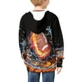 thumbnail image 4 of chaqlin Rugby Hoodies for Boys 14-16 Trendy Y2K Full-Zip Hoodie Water and Fire Flame Long Sleeve Sweatshirts Jacket Kids Hooded Coat with Pockets, 4 of 7