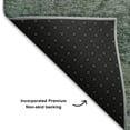 thumbnail image 5 of Addison Rugs Mayfield Premium Machine Washable Transitional Geometric Teal Rectangle Rug, 10' X 14' Machine Washable Transitional Geometric Teal Oversized Sherpa Throw Blanket, 5 of 6