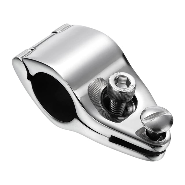 Abrazadera deslizante de mordaza superior para bimini de barco, herrajes resistentes, abrazadera para tubo de toldo marino 32 mm
