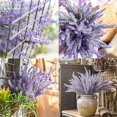 thumbnail image 4 of 10 paquetes de flores artificiales de lavanda, plantas de plástico sintético para decoración del hogar, boda, cocina, jardín, Patio, porche, ventana, caja, mesa de oficina., 4 of 4