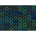 thumbnail image 1 of Ahgly Company Machine Washable Indoor Rectangle Transitional Night Black Area Rugs, 3' x 5', 1 of 7