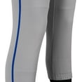 thumbnail image 5 of TOURNAMENT w/Pipe Softball Pant - GREY,ROYALPIPE - XL, 5 of 8
