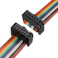 thumbnail image 5 of IDC Rainbow Wire Flat Ribbon Cable 12P A-type FC/FC Connector 2.54mm Pitch 1m Length, 5 of 5