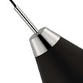 thumbnail image 4 of 60/7472-Nuvo Lighting-Tango - 1 Light Small Pendant In Mid-Century Modern Style-16 Inches Tall and 7.88 Inches Wide-Matte Black/Polished nickel Finish, 4 of 4