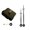 Black second point, variant on ANXPTIME Clock Movement Mechanism Movement Set DIY Clock Repair Parts- Replacement