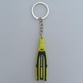 thumbnail image 1 of Llavero de aleta de buceo Baoblaze flotante amarillo, 1 of 5