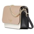 thumbnail image 3 of Kate Spade New York Women's Madison Saffiano Leather Small Flip CrossBody Bag, Toasted Hazelnut, 3 of 5