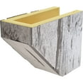 thumbnail image 6 of Ekena Millwork 8"H x 12"D x 48"W Pecky Cypress Faux Wood Fireplace Mantel Kit with Ashford Corbels, Burnished Pine, 6 of 10