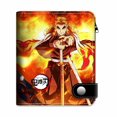thumbnail image 1 of Cartera Agatsuma Zenitsu con personajes de anime, delgada, doble, 1 of 1