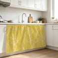 thumbnail image 3 of Yellow Botanical Cabinet Curtains for Shelves, Vintage Floral Plants Branch Privacy Curtain for Closet Self Adhesive, Dust-Proof Drapes for Closet Storage Room Classroom Doorway, 32"W x 55"L, 3 of 9