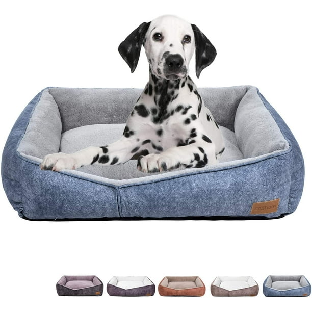 Grey dog store bed medium