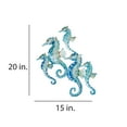 thumbnail image 2 of Eangee Seahorse Group of Five Wall Decor Blue, 2 of 4