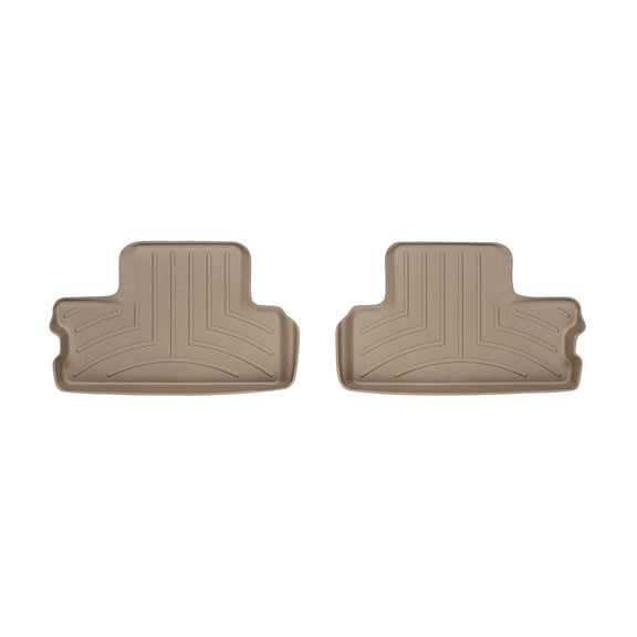 WeatherTech Custom Fit FloorLiners compatible with MINI Cooper, Hardtop, Coupe - 2nd Row (2-Piece Liner), Tan