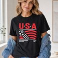 thumbnail image 4 of Jollimate United States Of America Soccer Club T-Shirt, USA Fan Girl Shirt, Soccer Lover Gift, 4 of 6