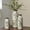 05-green and Beige-set of 3, variant on for Mom from Daughter or Son, Pastoral Green Ceramic Flower Vase 8.5”, Rustic Cottage Core Decor for Living Room, Bookshelf, Office, Mantel & Table Centerpiece