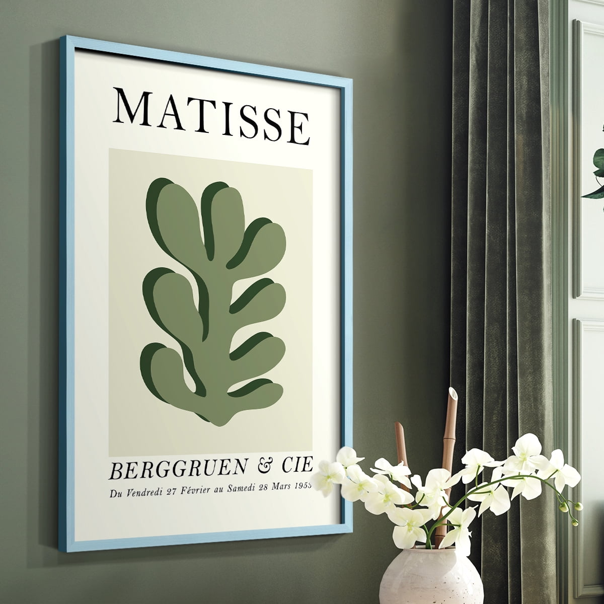 Matisse CCLXXXII in Solid Wood 8 x 10 Framed Print