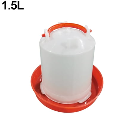 UDIYO 1Pc Chicken Feeder Drinker Poultry Chick Hen Quail Bantam Food Water Kettle