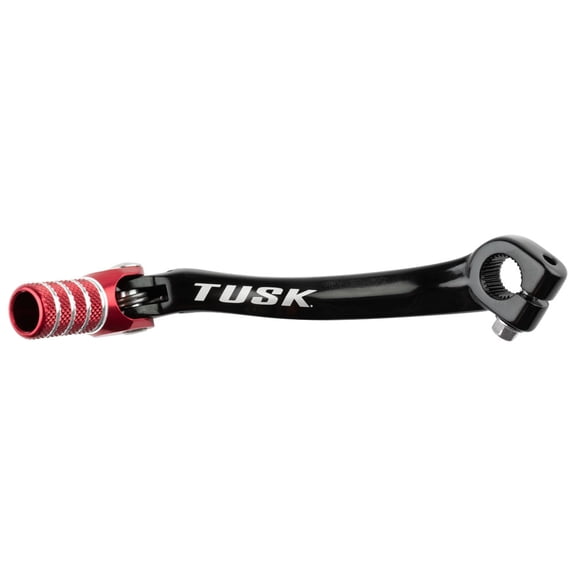 TUSK Folding Shift Lever Black/Red Tip for Honda CRF250X 2004-2009,2012-2013,2015-2017