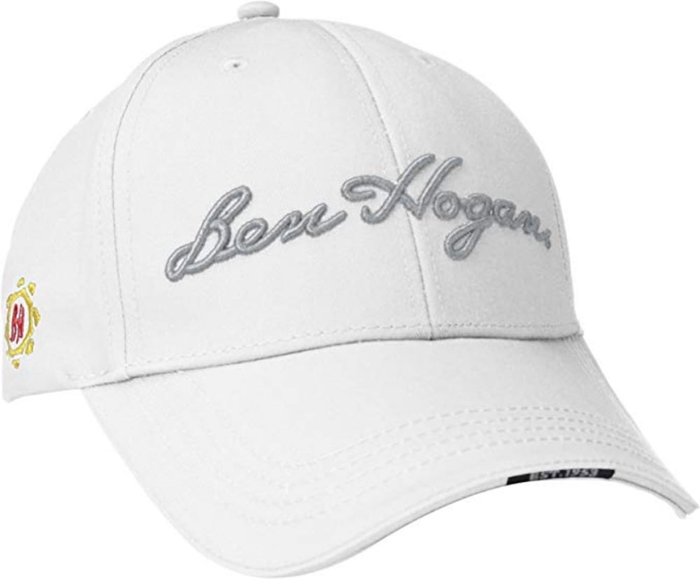 NEW Ben Hogan White Adjustable Golf Hat 