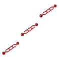 thumbnail image 3 of Decodeary Diving Fiber Double Ball Head Float Buoyancy Arm for for / Sports SLR Camera Underwater Tray 5-11 Inch Red 177.8mm 3Set, 3 of 6