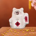 thumbnail image 6 of jicheng Piggy Bank Statue Figurine Desktop Ornament Animal Money Bank for Adult Kids Red, 6 of 9