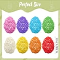 thumbnail image 2 of 1 Pcs Rattan Wicker Balls,Easter Egg Shape Wicker Ornament,Woven Easter Eggs,Decorative Hanging Eggs for DIY Crafts Vase Fillers Easter Basket Stuffers Fillers,Home Easter Decoration,(D,3.74 in), 2 of 4