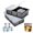 2Pack, variant on 6-Cavity Collapsible Large Ice Cube Tray - 45mm Mega Square Silicone Ice Mold with Lid - Easy Release, Slow-Melting Ice Cubes for Whiskey, Cocktails & Iced Coffee