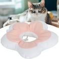 thumbnail image 4 of Pet Collar, Soft Cat Cone Collar Cat Recovery Collar Neck Collar Circle With Flower Shape For Beauty Bathing Pink L, 4 of 8